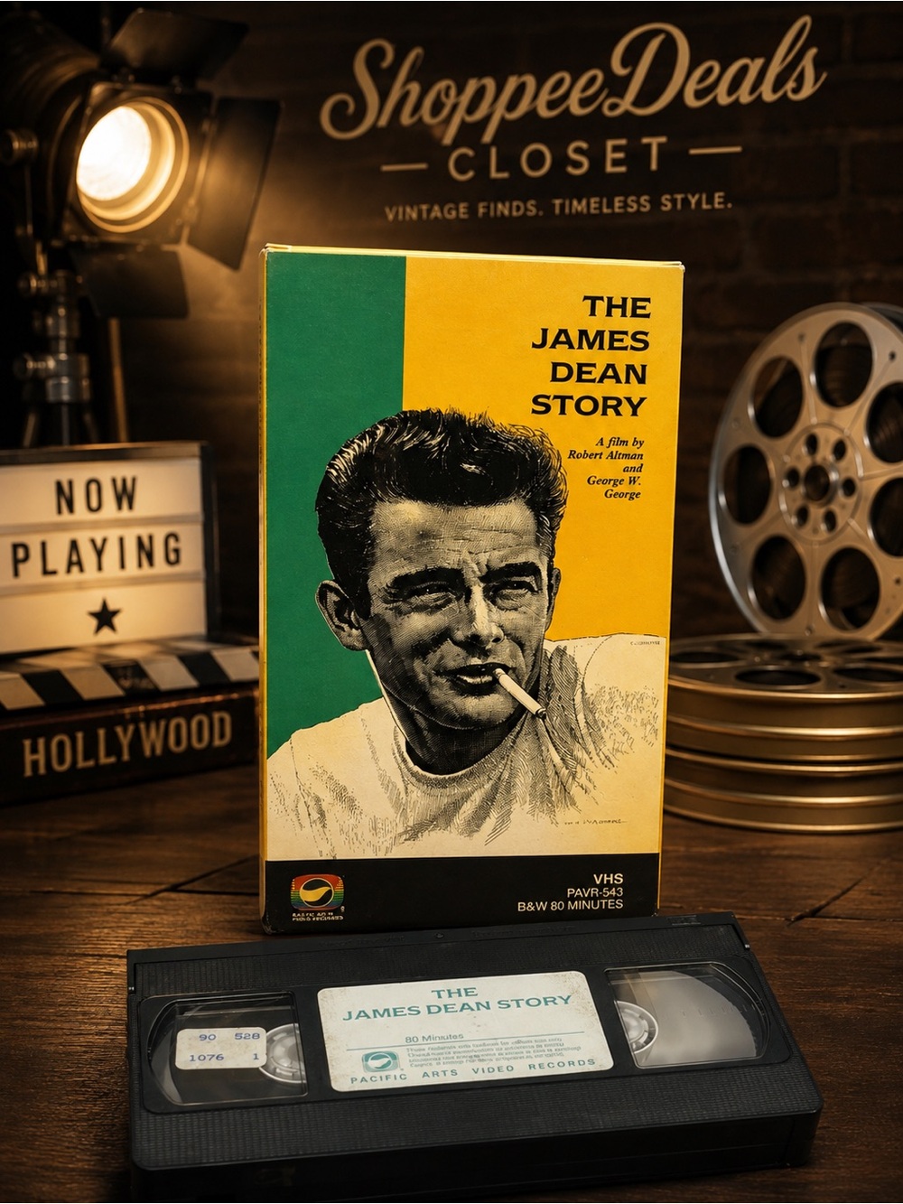 The James Dean Story VHS Pacific Arts Video Records Robert Altman Tested Works